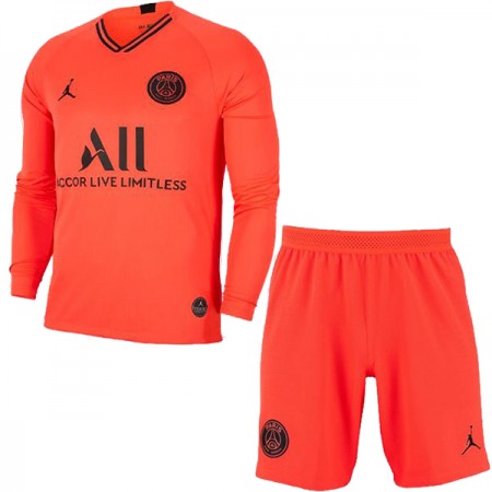 Koszulka Paris Saint-Germain KIMPEMBE 3 Dziecięcy Wyjazdowe Koszulki Piłkarskie 2019-2020 Długi Rękaw